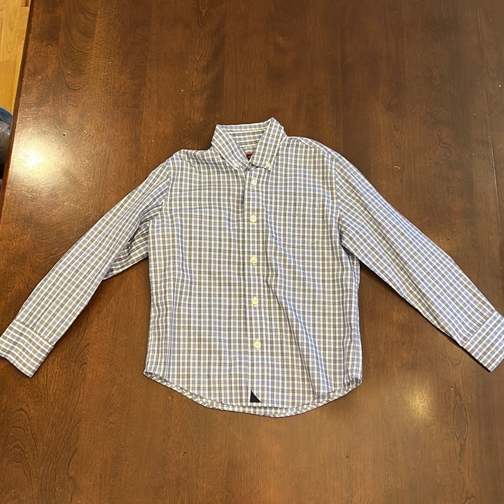 Boys button down long sleeve dress shirt